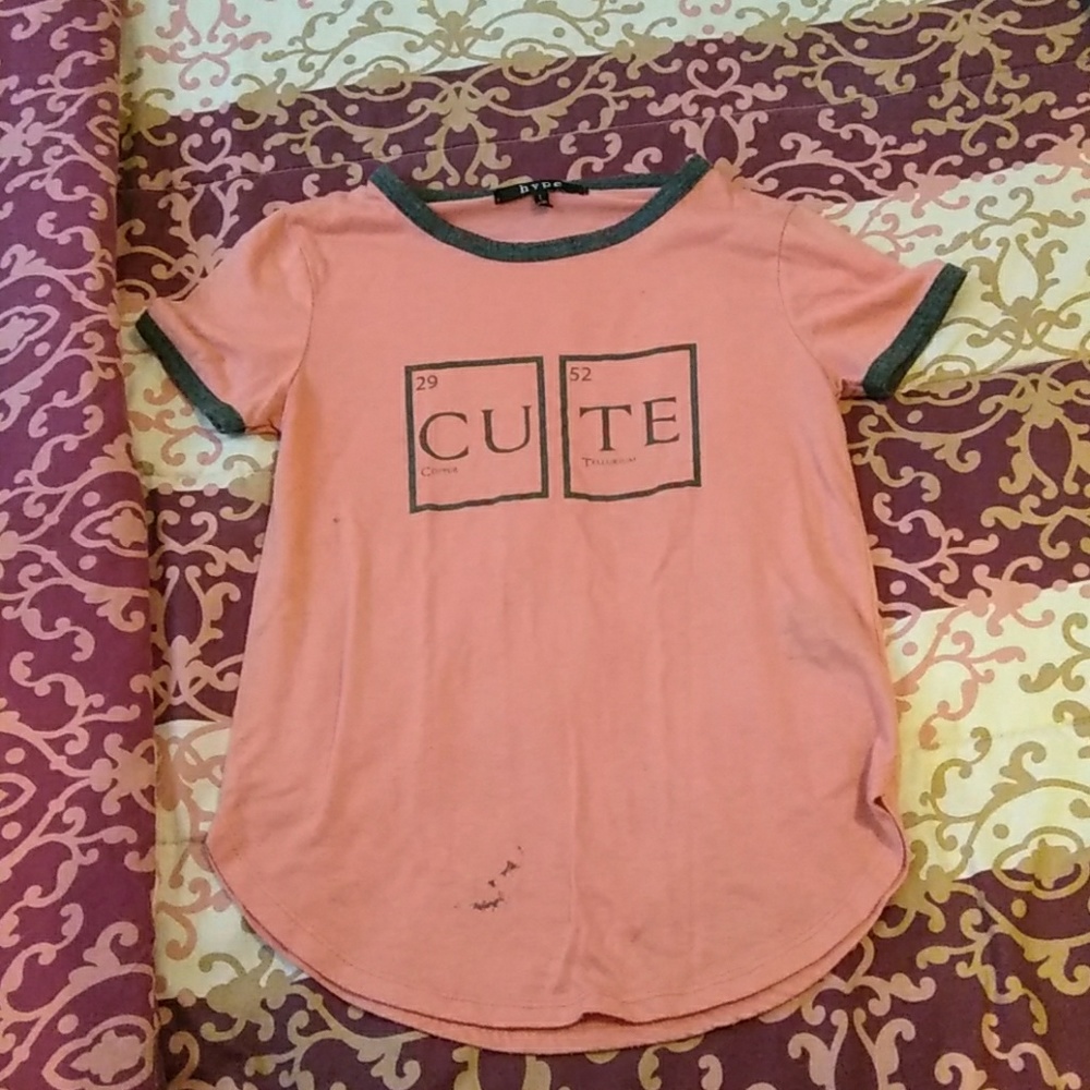 Cute pink shirt:)